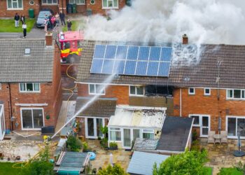 Home sustains major damage after blaze tackled by six fire crews