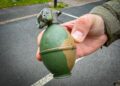 Police cordon Monkton Park as grenade found by magnet fisherman