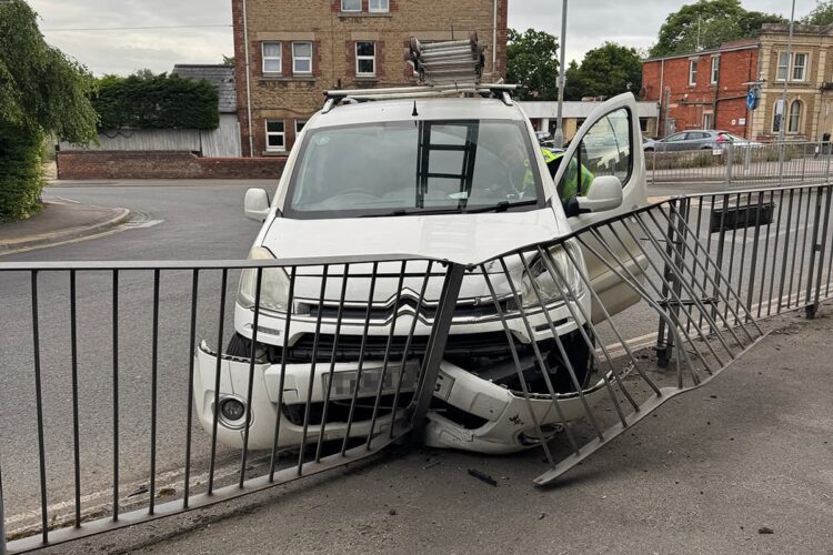 Man named and charged after van crash on Chippenham junction