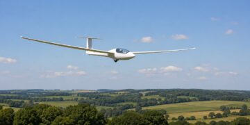 Glider crashes into power lines – woman left with significant injuries