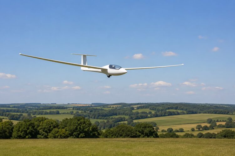 Glider crashes into power lines – woman left with significant injuries