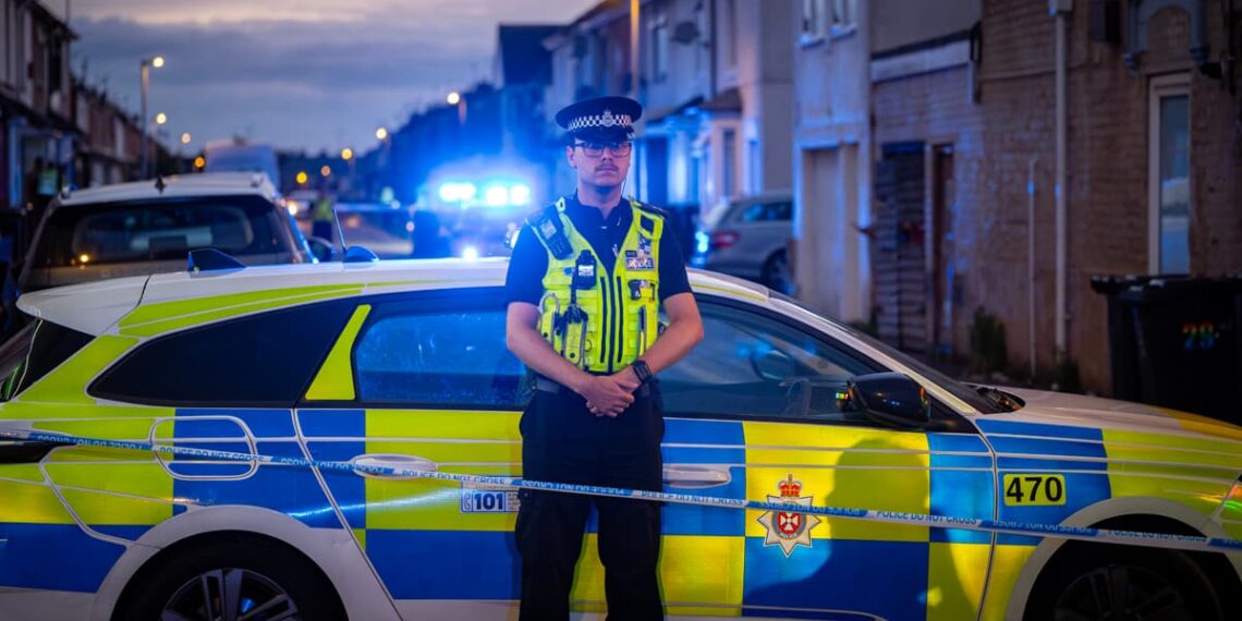 Man shot in Swindon street as suspect arrested by armed police