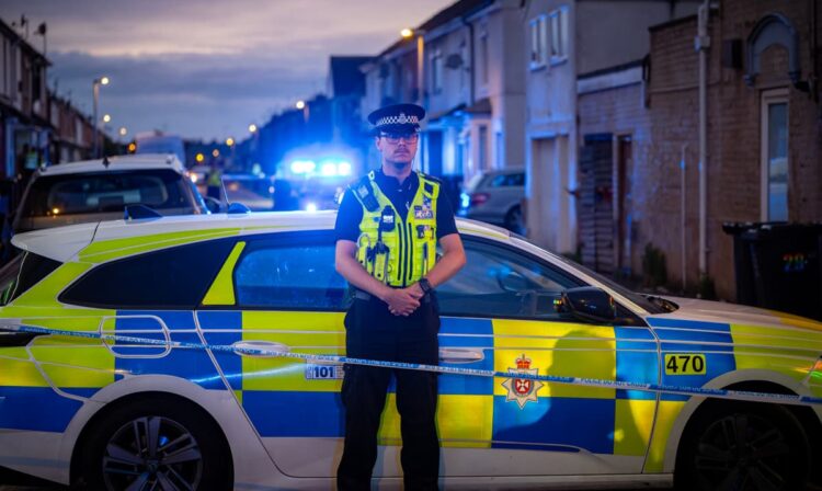 Man shot in Swindon street as suspect arrested by armed police