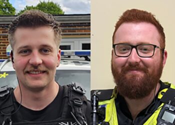 Three PCs praised for saving life of woman who set herself on fire