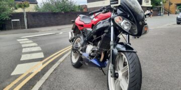 Motorcycle seized after rider drives wrong way through Westbury