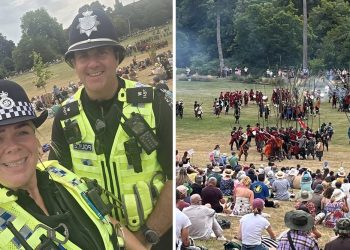 Police race to gunshots in Chippenham and find war re-enactment