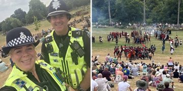 Police race to gunshots in Chippenham and find war re-enactment
