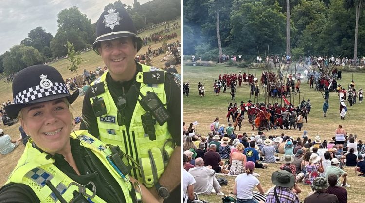 Police race to gunshots in Chippenham and find war re-enactment