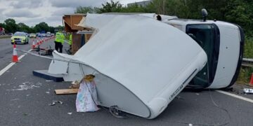 20 motorists to be prosecuted after using hard shoulder amid crash
