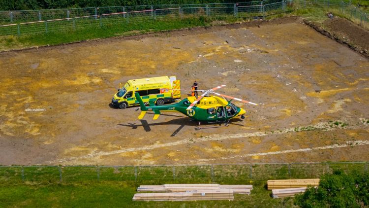Man fighting for his life after being stabbed on Wiltshire building site