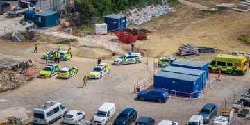Man fighting for his life after being stabbed on Wiltshire building site