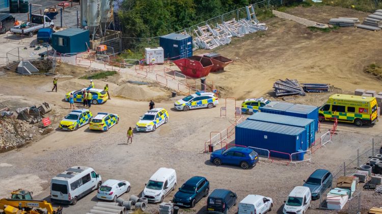 Man fighting for his life after being stabbed on Wiltshire building site