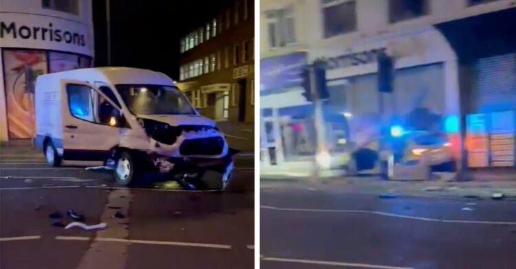 Swindon police officers taken to hospital after ‘drug driver’ crashes