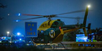 Closure remains after three air ambulances attend major M4 crash