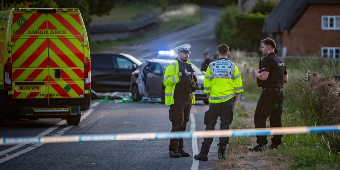 Motorcyclist killed in crash with car on A4 junction near Avebury
