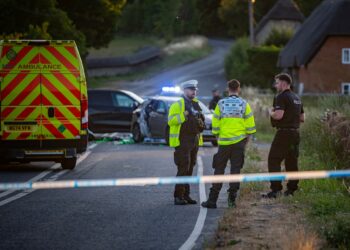 Motorcyclist killed in crash with car on A4 junction near Avebury