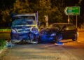 Investigation after three injured in head-on crash on roundabout