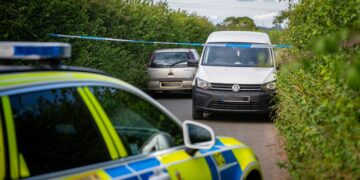Cyclist airlifted after crash with van in country lane near Melksham