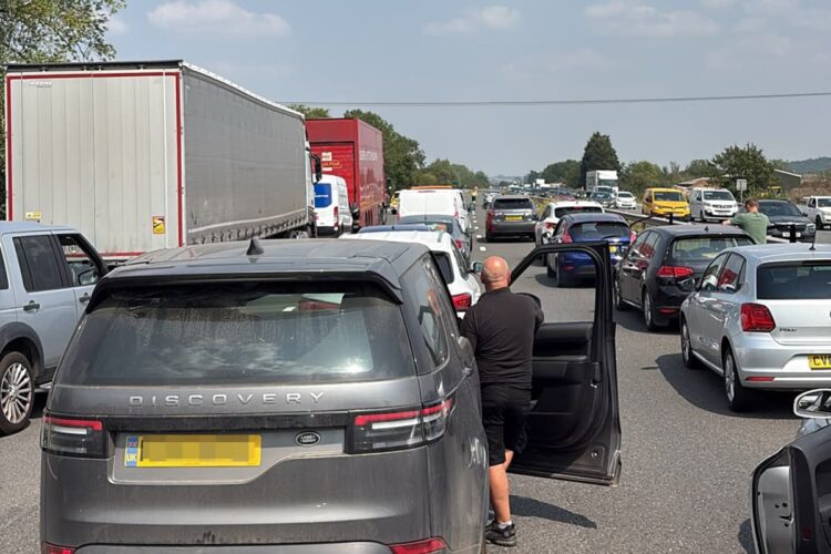 M4 in Wiltshire blocked as emergency services called to car crash