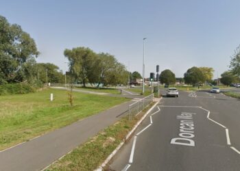 Man arrested after ‘exposing himself’ on road near Swindon pub