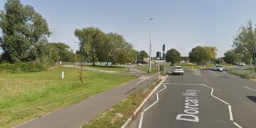 Man arrested after ‘exposing himself’ on road near Swindon pub