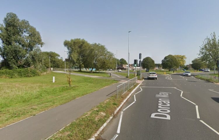Man arrested after ‘exposing himself’ on road near Swindon pub