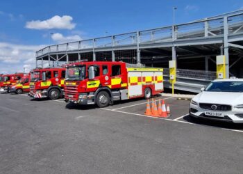 Swindon firefighters deployed to help tackle major Suffolk wildfire
