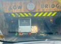 Another van becomes stuck under low railway bridge in Swindon