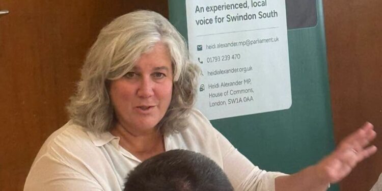 Swindon MP Heidi Alexander reveals emergency A&E hospital visit