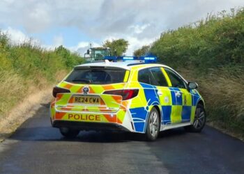 Van driver hospitalised after tractor crash in Wiltshire countryside