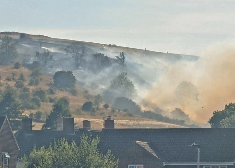 Major incident declared as firefighters stretched amid multiple fires