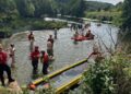 Firefighters warn people of hidden water dangers at popular weir