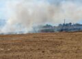 Firefighters race to tackle huge blaze in east Wiltshire countryside