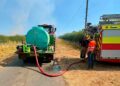 Visitors to historic parkland warned after firefighters tackle blaze