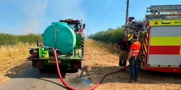 Visitors to historic parkland warned after firefighters tackle blaze