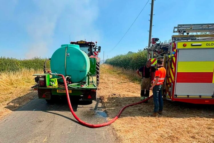 Visitors to historic parkland warned after firefighters tackle blaze