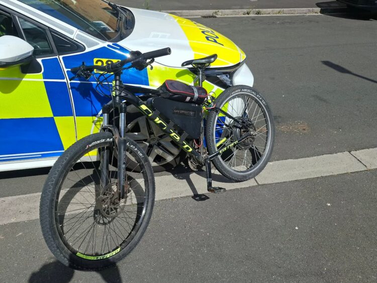 Illegal electric bike set for crusher after Swindon police catch rider