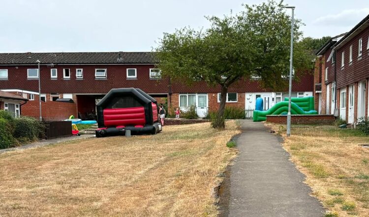 Highworth mum hits out at councillor after bouncy castle complaint