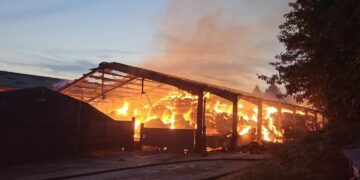 Huge blaze puts even more pressure on struggling local fire service