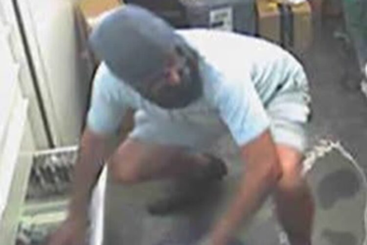 Police hunting masked criminal after incident at Wroughton shop