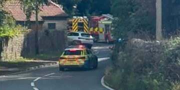 Man ‘crushed to death’ after lorry overturns on bendy country road