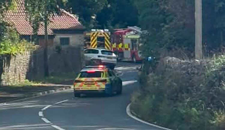 Man ‘crushed to death’ after lorry overturns on bendy country road