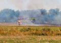 Firefighters race to tackle separate wildfires in two Wiltshire towns