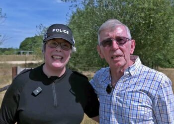 Emotional reunion after off-duty Wiltshire PC saves runner’s life