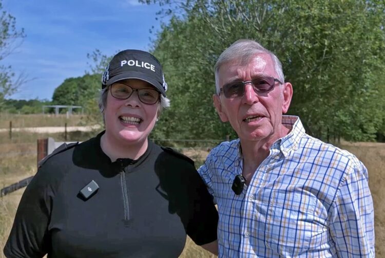 Emotional reunion after off-duty Wiltshire PC saves runner’s life