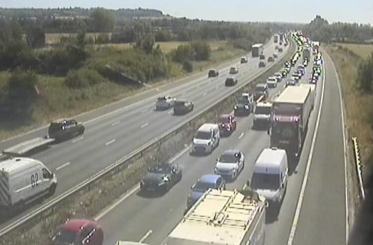 Major delays on M4 as emergency services attend Wiltshire crash