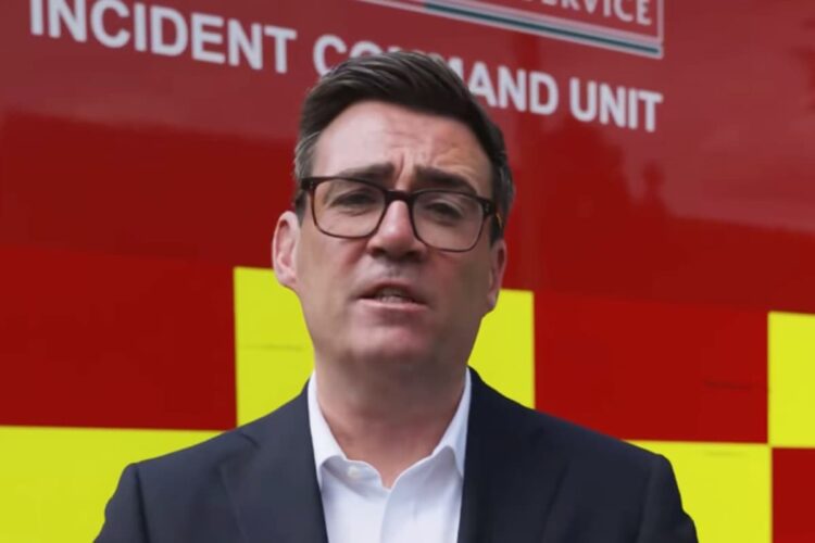 “Don’t set any fires outside”, requests Prime Minister Andy Burnham
