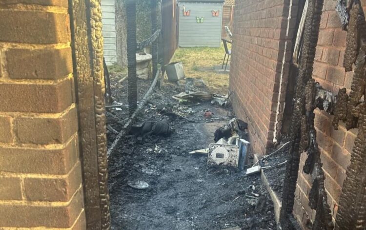 Family launch GoFundMe after discarded cigarette sparks blaze