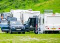 Urgent warning issued after travellers set up camp on Swindon field