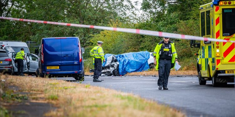 Woman, 20s, killed in head-on A4 crash as second woman airlifted